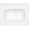 Deante Tubo, keramické umývadlo na zapustenie 603x460x175mm, biela lesklá, DEA-CTU_6U6W