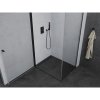 Mexen Pretoria sprchovací kút 80x110cm, 6mm sklo, čierny profil-číre sklo, 852-080-110-70-00