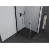 Mexen Pretoria sprchovací kút 80x110cm, 6mm sklo, čierny profil-číre sklo, 852-080-110-70-00
