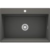 Deante Magnetic, 1-komorový granitový drez 760x520x220mm, antracitová metalíza, DEA-ZRM_T10B