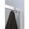 Gedy, CHROM LINE závesná sprchová polica 240x490x220mm, čierna matná, 248514