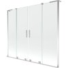 Mexen Velar L Duo, 2-krídlová posuvná vaňová zástena 170 x 150 cm, 8mm číre sklo, chrómová, 896-170-003-02-01