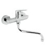 Novaservis Metalia 54, drezová umývadlová batéria 150 mm, chrómová, 54070/T-0