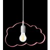 Toolight CLOUD, závesné svietidlo 1xE27, svetlá jasná ružová, OSW-00451