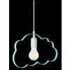 Toolight CLOUD, závesné svietidlo 1xE27, svetlá jasná modrá, OSW-00453
