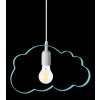 Toolight CLOUD, závesné svietidlo 1xE27, svetlá jasná modrá, OSW-00453