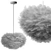 Rea, Závesné svietidlo Feather APP334-3CP Grey, OSW-00428
