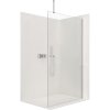 CERANO - Sprchová zástena Walk-in Onyx Top L/P - guľatá vzpera - chróm, transparentné sklo - 110x200 cm, CER-CER-8050BD1698