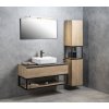 Sapho, SKARA Rockstone doska 101,2x12x46cm, black attica, CG029-0598