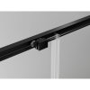 Mexen Exo, posuvné dvere do otvoru 160x200 cm, 6mm číre sklo, čierny profil, 8151-160-000-70-00
