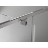 Mexen Exo, 1-krídlové dvere do otvoru 130x200 cm, 6mm číre sklo, chrómový profil, 819-130-000-01-00