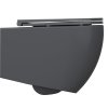 Isvea, INFINITY závesná WC misa, Rimless, 36,5x53cm, antracit, 10NF02004-2C