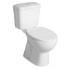 Aqualine, MANUEL WC kombi misa s nádržkou vrátane splachovacej súpravy, spodný odpad, biela, PS8814