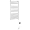 Aqualine, TONDI-E elektrické vykurovacie teleso, rovné, 450x970 mm, 300 W, biela, DE450T
