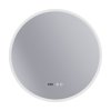 Erga Deam, okrúhle LED zrkadlo 80cm, 3 farby svetla, predné osvetlenie, vyhrievacia podložka proti zapareniu, ERG-V01-Deam-8080-CL