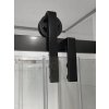 Gelco, VOLCANO BLACK sprchové dvere 1800 mm, číre sklo, GV1418