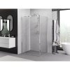 Mexen Exo, sprchovací kút so skladacími dverami 75 x 95 cm, 6mm číre sklo, chrómový profil, 816-075-095-01-00