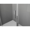 Mexen Exo, sprchovací kút s posuvnými dverami 90 x 90 cm, 6mm číre sklo, chrómový profil, 8151-090-090-01-00