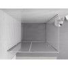 Mexen Exo, sprchovací kút s krídlovými dverami 150 x 75 cm, 6mm číre sklo, chrómový profil, 819-150-075-01-00