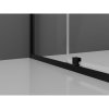 Mexen Exo, sprchovací kút s krídlovými dverami 130 x 90 cm, 6mm číre sklo, čierny profil, 819-130-090-70-00