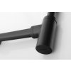 Sapho, Umývadlový sifón 5/4", odpad 32mm, guľatý, čierna matná, SI515