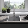 Rea Leo, 1-komorový oceľový drez 400x450x185 mm, oceľová, ZLE-06000