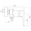 53701 1 cersanit mille sprchova bateria biela chrom s951 033