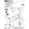 53986 1 alcaplast priestorovo usporny umyvadlovy sifon s prevlecnou maticou 5 4 a434