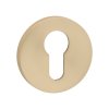 Kuchinox, rozeta ku kľučke s otvorom pre cylindrickú vložku, zlatá matná, LAV-LO4_G02R