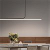 Toolight, LED stropné svietidlo 120cm, 14W, APP1659-CP, čierna, OSW-06990