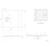 ERGA HYPER SHOWERTRAY 90x80 1