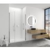 CERANO - Sprchové 2-krídlové dvere Antelo L/P - chróm, transparentné sklo - 240x190 cm, CER-CER-482140