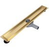 Rea Neox Pro, odtokový žľab 60 cm s rotačným sifónom, zlatá matná, REA-G2743