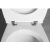 Isvea, SENTIMENTI WC sedátko SLIM, Soft Close, Easy Take, biela, 40D10200I-S