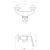 Novaservis Metalia 56, sprchová batéria 150 mm, chrómová, 56060,0