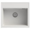 Gamma Modern 5055, 1-komorový granitový drez 560x500x210 mm, biela, GMA-ZM-55-WH