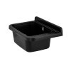 Gamma Gradia, univerzálna plastová výlevka 50,8x33,8x24 cm, čierna, GMA-KGG50-BK