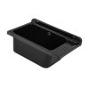 Gamma Selva, univerzálna plastová výlevka 58x38x26,7 cm + sifón, 1-komorová, čierna, GMA-KGS58-BK
