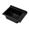 Gamma Selva, univerzálna plastová výlevka 58x38x26,7 cm + sifón, 1-komorová, čierna, GMA-KGS58-BK