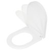 Gamma Sewilla D4, WC sedadlo 420x345mm, SoftClose, biela lesklá, GMA-D4