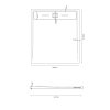 Erga Almac, SMC sprchová vanička 120 x 80 x 3 cm, biela, ERG-GMA-AL-80120WH