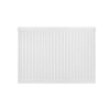 Invena Prov V21, panelový radiátor 600X600 mm s ventilovou vložkou a držiakmi na stenu, 781W, biela, INV-UG-96-606-KPL