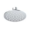 Mereo, Tanierová sprcha horná, Slim, okrúhla ø 100 mm s kĺbom, nerez, MER-CB485M