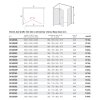 Mereo, Novea zalamovací sprchový kút, obdĺžnik, pravé dvere a pevný diel, chróm ALU, sklo Číre, MER-CK11843ZP