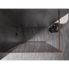 Mexen Kioto-F, sprchová zástena s rámom 70 x 202 cm, 8 mm šedé sklo, profil ružové zlato, 800-070-104-60-40