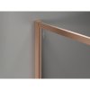 Mexen Kioto-F, sprchová zástena s rámom 130 x 202 cm, 8 mm šedé sklo, profil medená matná, 800-130-104-65-40
