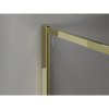 Mexen Kioto-XF, sprchová zástena s rámom 120 x 202 cm, 10mm číre sklo, zlatý lesklý profil, 800-120-104-50-00-X