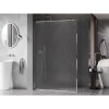 Mexen Kioto-XF, sprchová zástena s rámom 150 x 202 cm, 10mm sklo námraza, chrómový profil, 800-150-104-01-30-X
