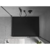 Mexen Flow, obdĺžniková sprchová vanička, slim, 75 x 85 cm, čierna matná, 46R707585