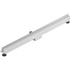 Mexen Flat nerezový sprchový žľab na stenu 120 cm vzor WALL, 1030120